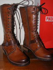 NEW in box Women’s Pikolinos San Sebastia tan brown leather boots size 7