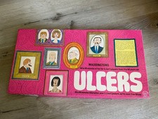 Waddingtons Vintage Ulcers Board Game Original Retro Game Complete
