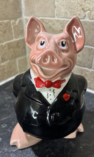 1988 Vintage Wade NatWest Sir Nathaniel Wade Piggy Bank Money Box , Stopper