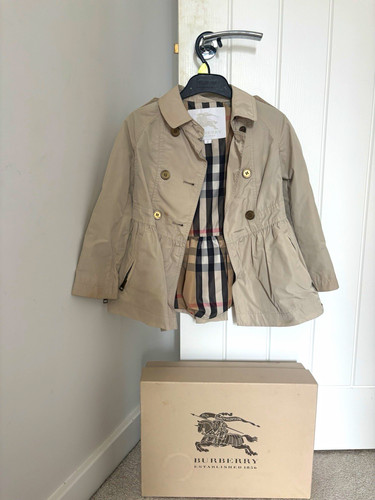 Burberry girls beige check - burberry,