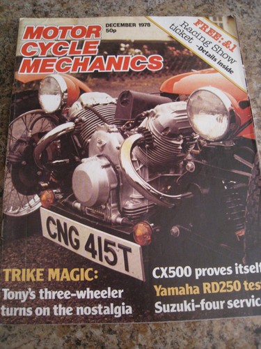 Motor cycle mechanics - cycle, 1978