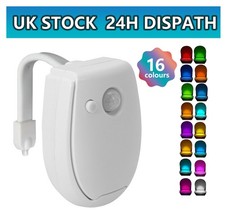 LED Toilet Bathroom Night Light PIR Motion Activated Seat Sensor Color Changing