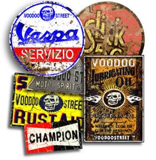 VESPA  STICKER RAT PACK 4 BY