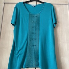 DICKINS & JONES TEAL TOP SIZE
