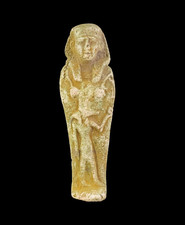 Ancient Egyptian Antiques Egyptian Ushabti God Anubis Artifact Faience Statue BC
