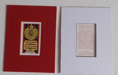 Cigarette card gallaher - cigarette, gallaher's