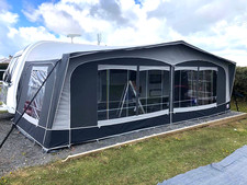 Dorema Supreme Garda XL270 Seasonal Awning Size 17 1050-1075cm + Fibre Poles VGC