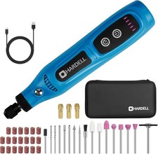 HARDELL Cordless Rotary Tool, 5-Speed Mini Rotary Tool Kit, Display Screen, Type