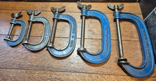 5 vintage RECORD G Clamps
