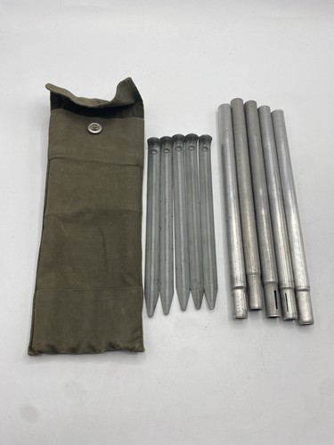 Vintage aluminum tent stakes - tent,