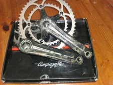 Campagnolo Record 10s Titanium Crankset, Inc Bearnigs And Crank Bolt. VGC...