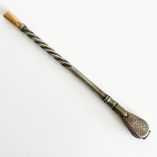 Antique bombilla gold plated - bombilla,