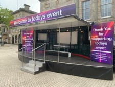 EXHIBITION / EVENT MOBILE STAGE UNIT FOR  HIRE