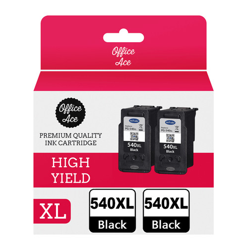 Refilled canon 540xl black - 2x,
