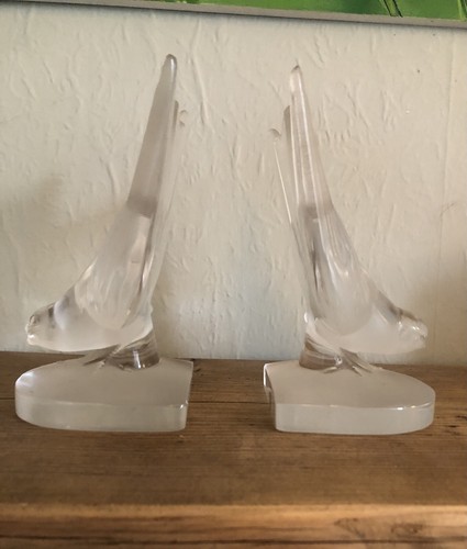 Pair vintage lalique - pair,