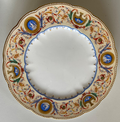 Coalport antique plate - coalport,