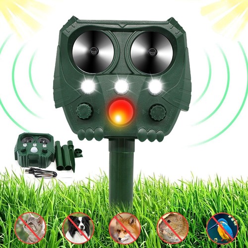 Ultrasonic solar cat dog - ultrasonic,