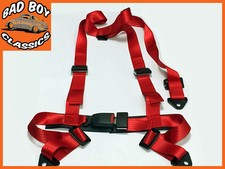 Point red racing seat belt - racing,