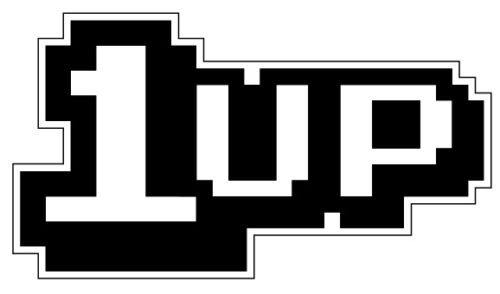 1up sticker euro jdm - 1up,