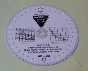 Motorcycle engine timing disc - motorcycle,