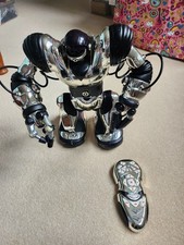  WowWee Spidersapien Spiderman Robosapien Robot RC Remote Control silver toy