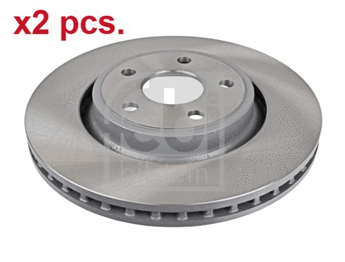 Pcs front brake disc rotos - x2,