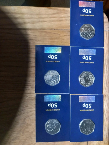 2019 50p bluecards - 50p,