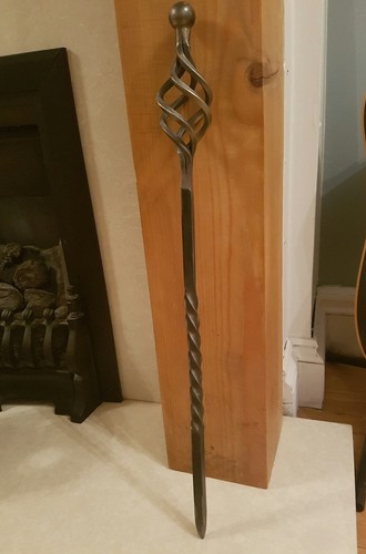 Hand forged wrought - iron, fire