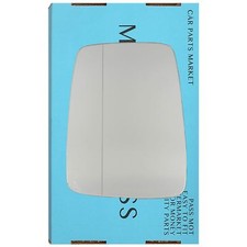 Left side Wide Angle Wing mirror glass for VW LT 1995-2006 +plate
