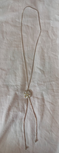 Silver adjustable lariat - adjustable,