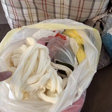 Huge Bundle of Knitting Wool Mostly Full Balls Plus Large Bag of Part Balls New