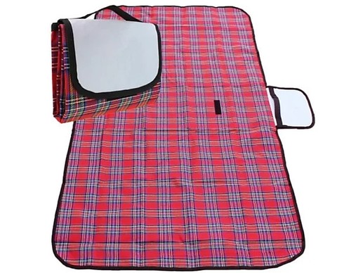 Tartan picnic rug large - rug,