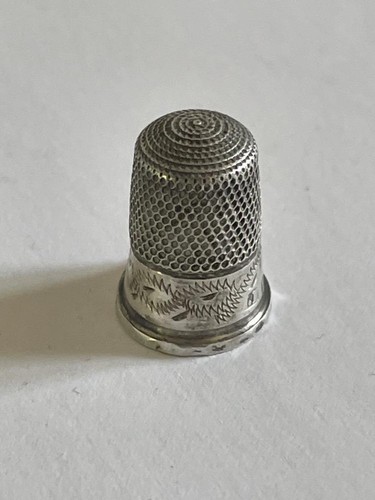 Sterling silver thimble - sterling,