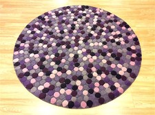 Round STONE PEBBLED PINK