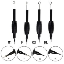 5PCS Tattoo Needle Disposable With Tube 3/4 Grip With Tip RL RS M1 M2  RL F 3/4"