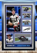 (499) jonathan rea superbikes signed a4 photograph framed unframed (reprint)