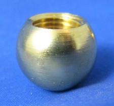 Brass ball finial 16mm with