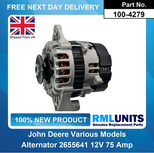 Alternator for john deere - alternator,