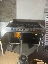 8-Burner Commercial Gas Cooker