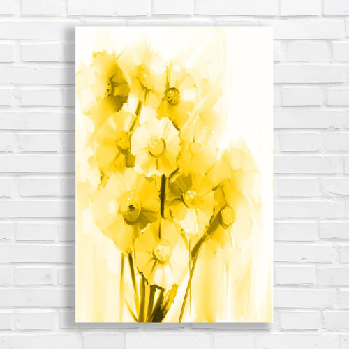 Abstract floral with vibrant - with,