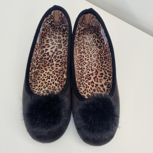 Ballerina slippers black uk - -,