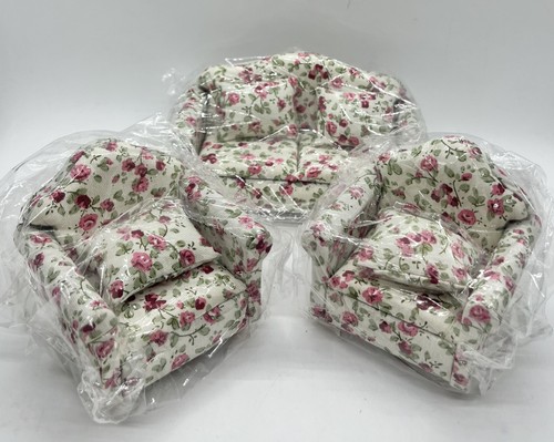 Dolls house furniture floral - furniture,