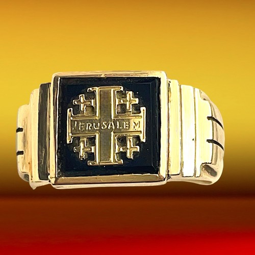14k solid gold - solid, cross
