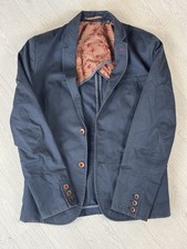 Ted Baker Navy Blue Cotton