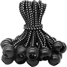 20pcs Bungee Ball Elastic Shock Cord Tarp Loop Cover Boat Ties 10/15/20/30cm