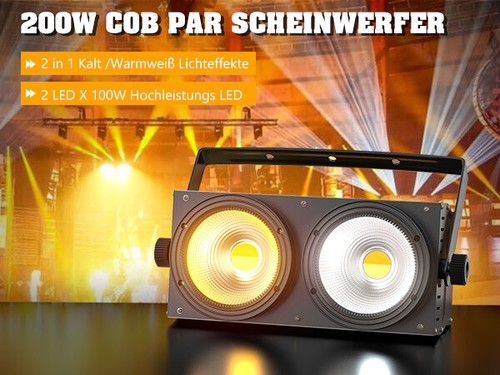 Cob led 200w par - par, stage
