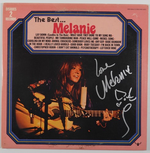 Melanie jsa signed autograph - jsa,