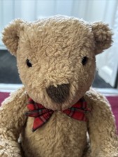 Vintage M&S Marks And Spencer’s Connoisseur Teddy Bear With Tartan Now