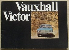 VAUXHALL VICTOR Car Sales Brochure For 1971 #V1929/12/70 SUPER Estate 2000 SL