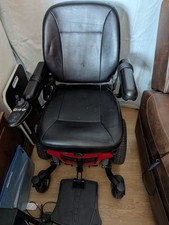 Pride Jazzy 600es powerchair electric wheelchair 4mph, Red, good used condition.